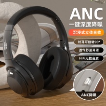 无线头戴式重低音运动降噪